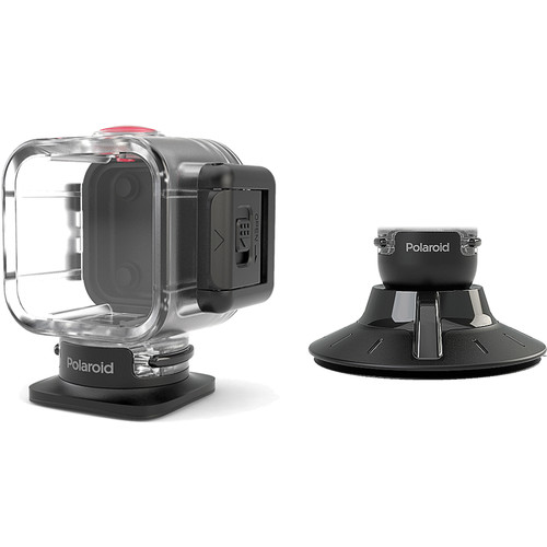 Polaroid Waterproof Case and Suction Mount