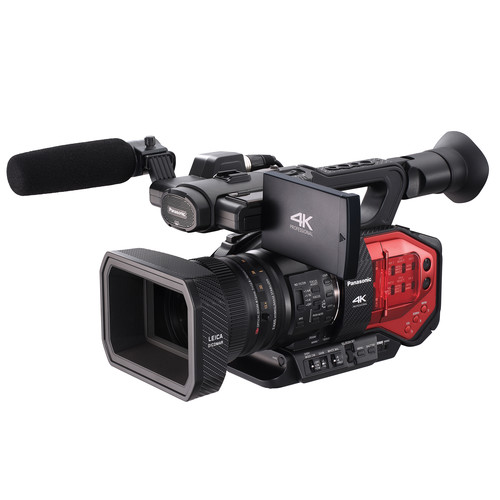 Panasonic AG-DVX200 4K Handheld Camcorder with Four Thirds Sensor and Integrated Zoom Lens