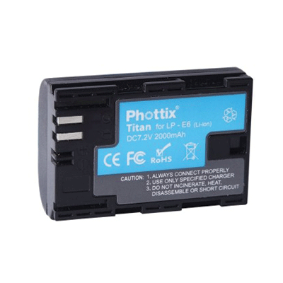 Phottix Li-on Rechargeable Battery LP-E6