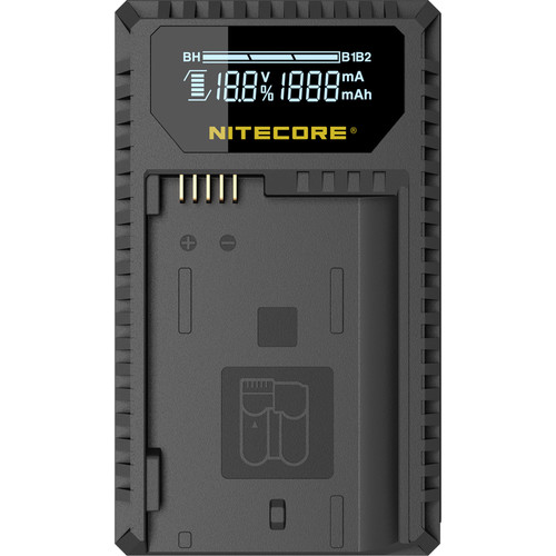  NITECORE UNK1 Dual-Slot USB Travel Charger for Nikon EN-EL14, EN-EL14a, and EN-EL15  