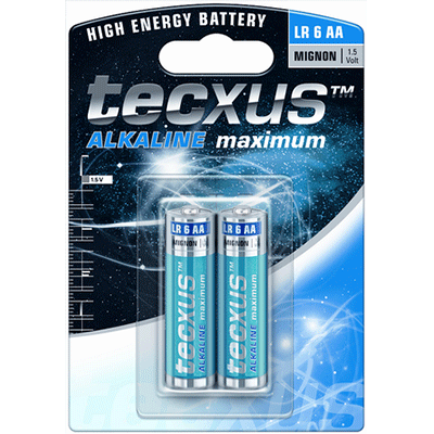 Tecxus Alkaline batteries maximum AA