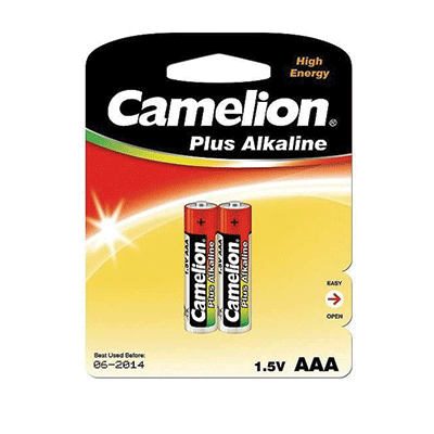 باتری نیم قلمی : Camelion Plus Alkaline 1.5V AAA