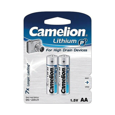 باتری قلمی : CAMELION BATTERY LITHIUM P7 AA