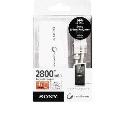 Sony CPV3 2800mAh USB Portable Power Supply