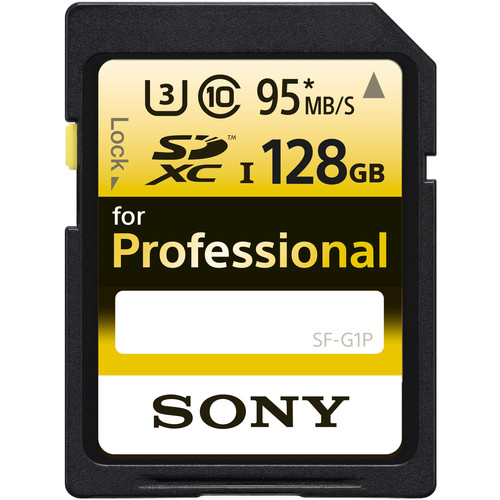 Sony 128GB Professional SDXC UHS-I Memory Card (Class 10)