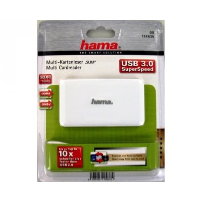 Hama Multi Cardreader Slim USB 3.0 114836