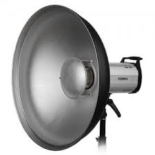Fomex Beauty Dish Ø55cm (22"), Silver :BDR55S 