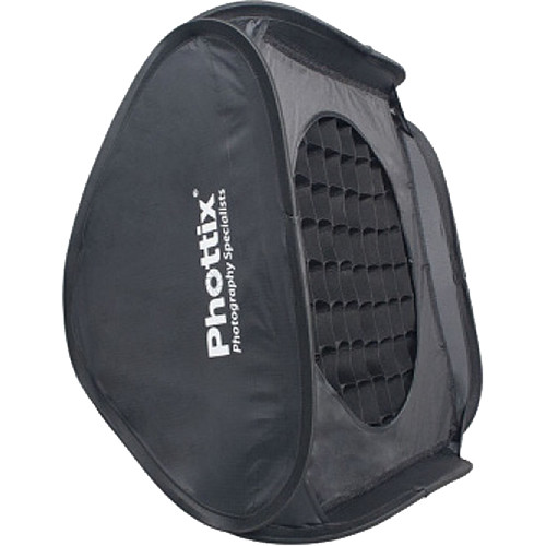 Phottix Easy-Folder Softbox Deluxe Kit 60 x 60cm :With Round 54.50 Mask and Grid