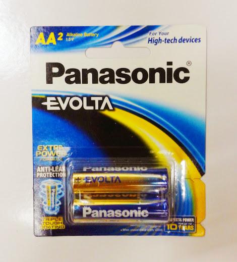 باتری پاناسونیک قلمی Panasonic EVOLTA AA Alkalin Battery 2pc 