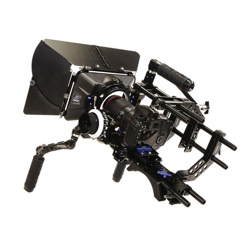  Tilta Universal Shoulder Rig, Baseplate w/Shoulder Pad, 4x4 Carbon Fiber Matte Box : TT-03-A 