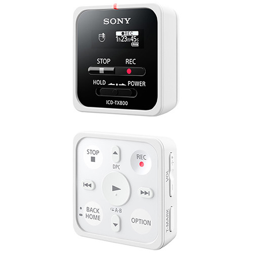 رکوردر سونی Sony ICD-TX800 Digital Voice Recorder and Remote (White)