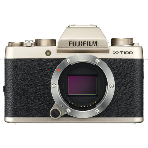 بدنه دوربین بدون آینه فوجی فیلم FUJIFILM X-T100  (Body Only, Champagne Gold)