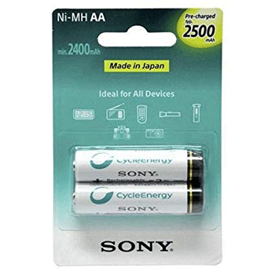 باتری قلمی شارژی سونیSONY NH-AA-B2GN Rechargable Battery 2500 mAh