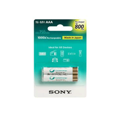 باتری نیم قلمی شارژی سونی SONY NH-AA-B2KN RECHARGABLE BATTERY 800 MAH 