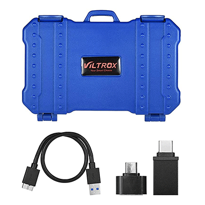 کارت ریدر و کیف مموری ویلتروکس Viltrox CP-100 USB3.0 Blue