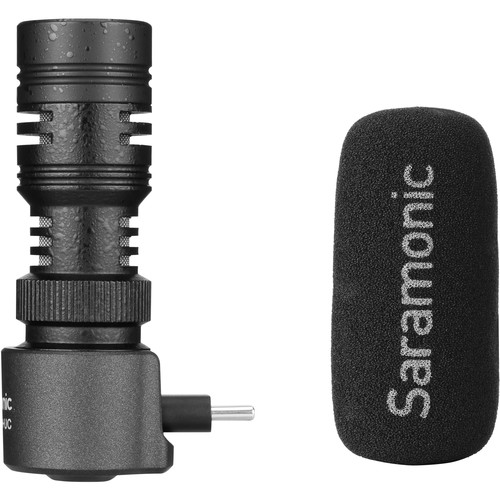 میکروفن سارامونیک Saramonic SmartMic+ UC Compact Directional Microphone with USB Type-C Plug for Android Mobile Devices
