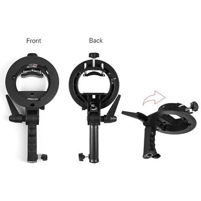 هولدر نگه دارنده دسته بلند سافت باکس S-Type Bracket Holder with Bowens Mount 