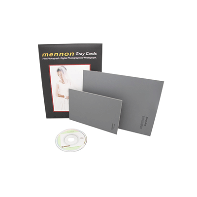 ست 2 تایی کارت خاکستری Mennon Set of 2 Gray Card's 18% Gray / 92% White