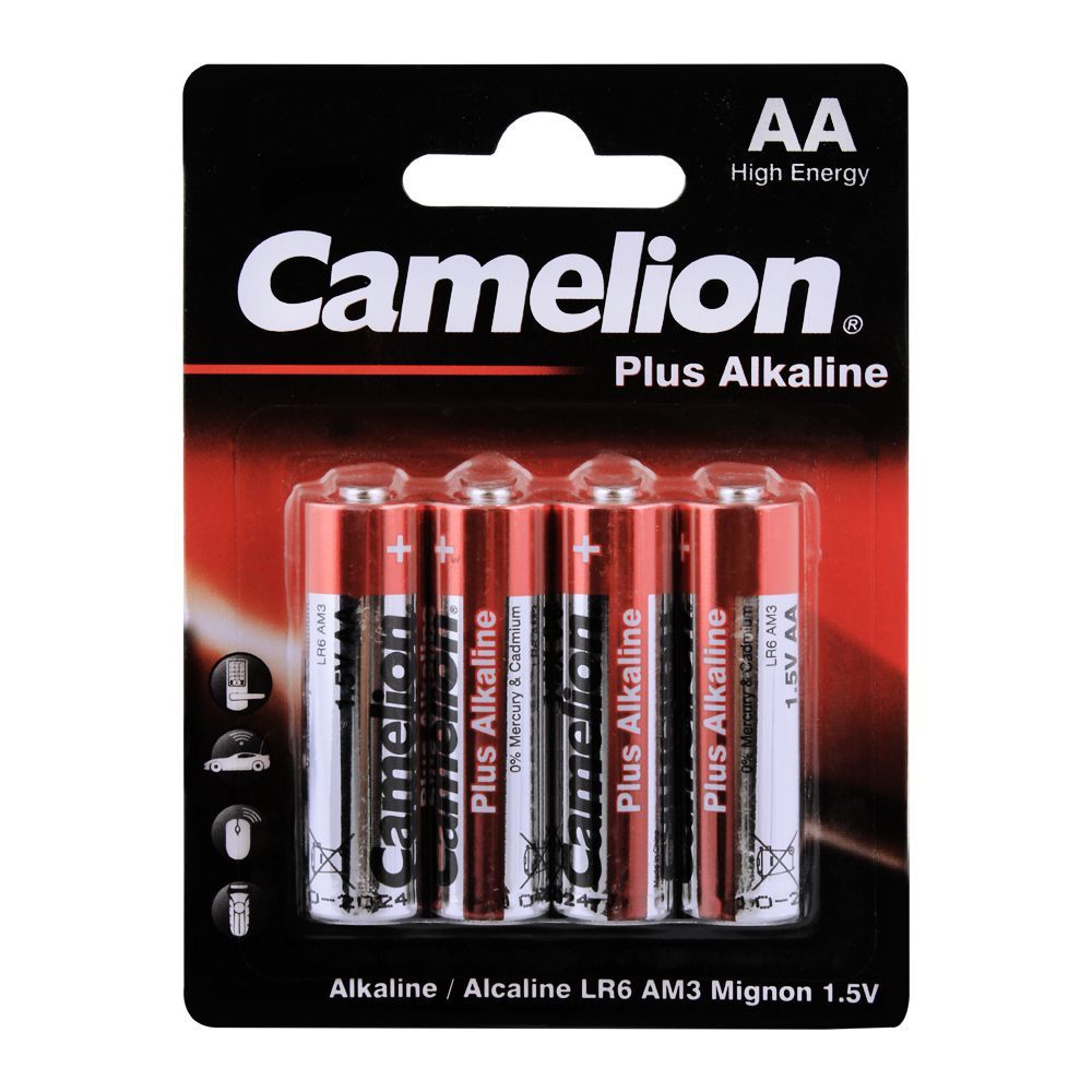 باتری قلمی 4 عددی Camelion Plus Alkaline AA Batteries  4-Pack
