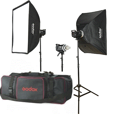 کیت فلاش 3 شاخه گودکس Godox MS200-F 3-Monolight Kit