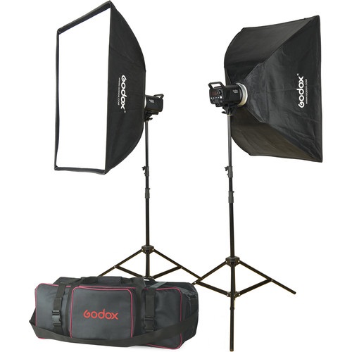 کیت فلاش 2 شاخه گودکس Godox MS300-F 2-Monolight Kit (With GODOX DM-16 Flash Trigger)