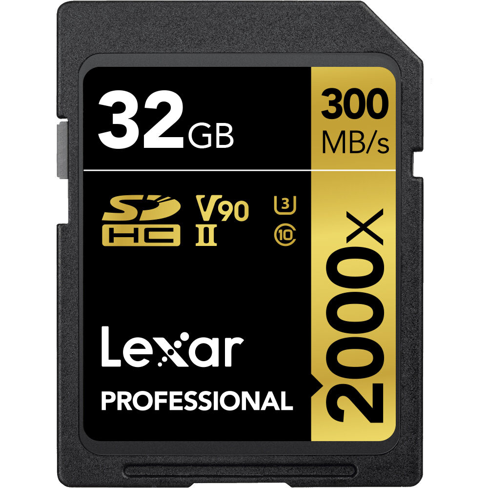 کارت حافظه لکسار Lexar 32GB Professional 2000x UHS-II SDHC