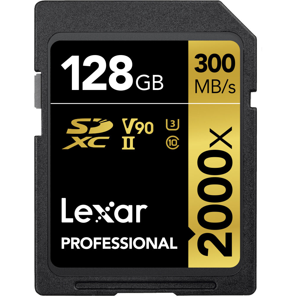 کارت حافظه لکسار LEXAR 128GB PROFESSIONAL 2000X UHS-II SDXC