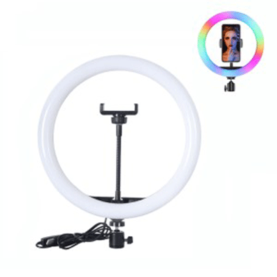 رینگ لایت آر جی بی MJ33 RGB RING LIGHT
