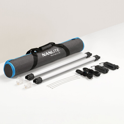 کیت دو عددی نور باتومی نانلایت Nanlite PavoTube II 15C RGB (60cm, 2-Light Kit)