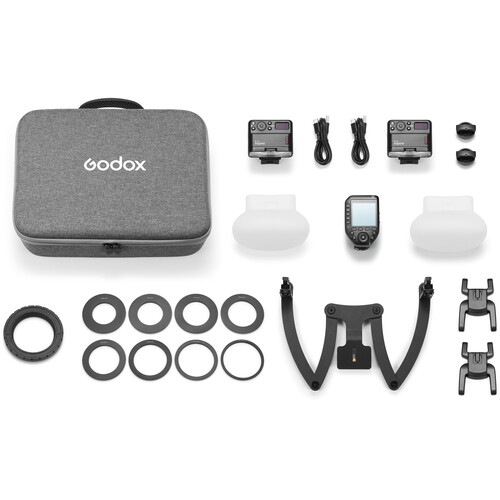 کیت فلاش ماکرو Godox MF12-DK2 with Bracket Kit for Sony