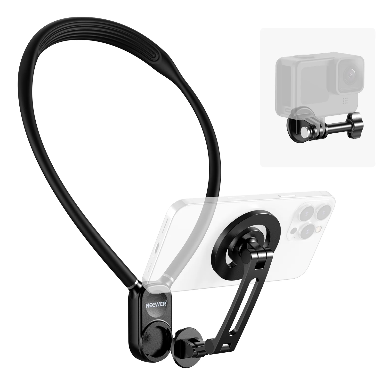هولدر گردنی موبایل و گوپرو NEEWER GP-16 Magnetic Phone Neck Mount