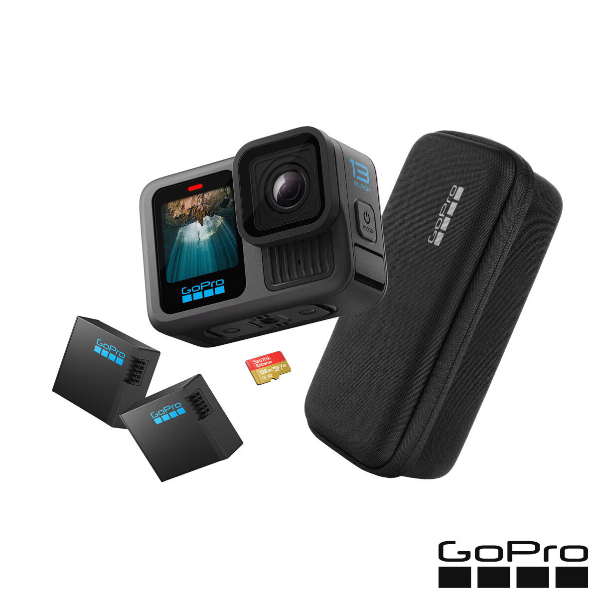 کیت گوپرو هیرو  GOPRO Hero13 + Extra Battery + 128GB SD Card + Case