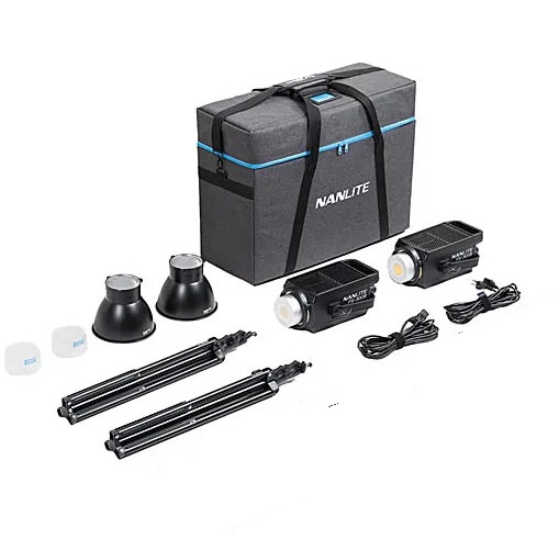 کیت نور نانلایت Nanlite FS-300B 2KIT همراه پایه