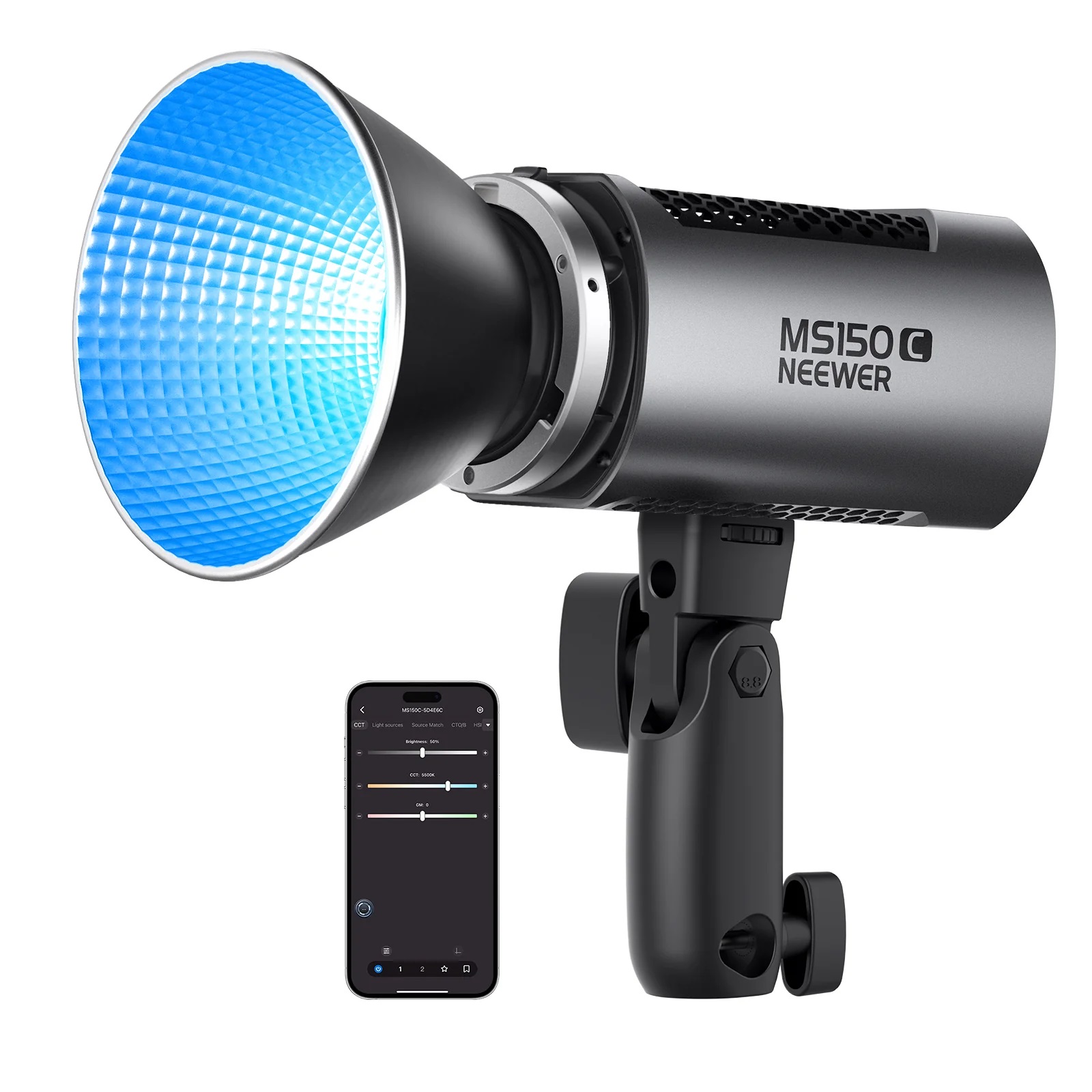 نور ثابت نیور NEEWER MS150C 150W RGB LED Video Light