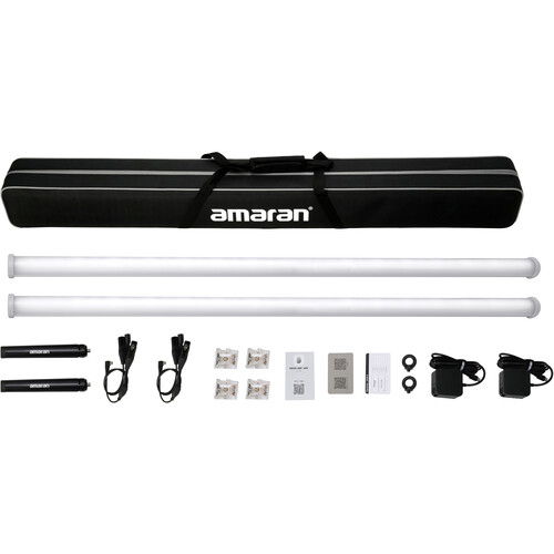 کیت نور دوتایی 120 سانتی متر باتوم لایت Amaran PT4c 2-Light Production Kit