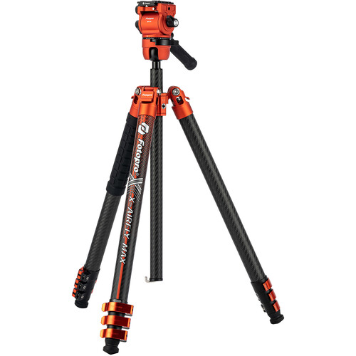 سه پایه کربنی Fotopro X-AIRFLY Max Video Tripod (Orange)