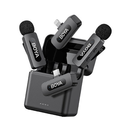 میکروفن بی سیم بویا BOYA BY-V3 Combo for Mobile Devices USB-C/Lightning