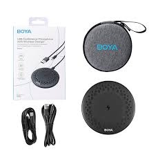 میکروفن کنفراسی بویا BOYA Blobby USB Conference Microphone,Desktop Computer Microphone with Wireless Charger