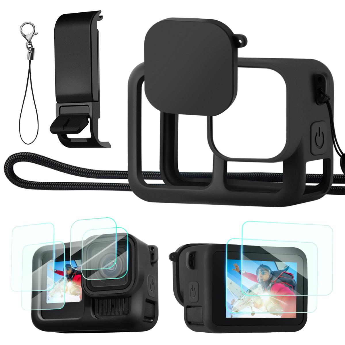 کاور سیلیکونی گوپرو k&f concept GOPRO 13 Silicone Protective Case for GOPRO Hero13 SKU: kf31.111