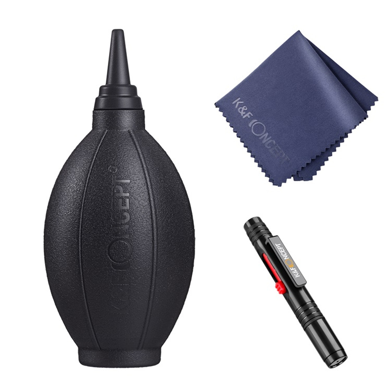 کیت تمیز کننده کی اند اف K&F Concept SKU.1694 3 in 1 Camera Cleaning Kit ( Pen + Blower + Cloth)