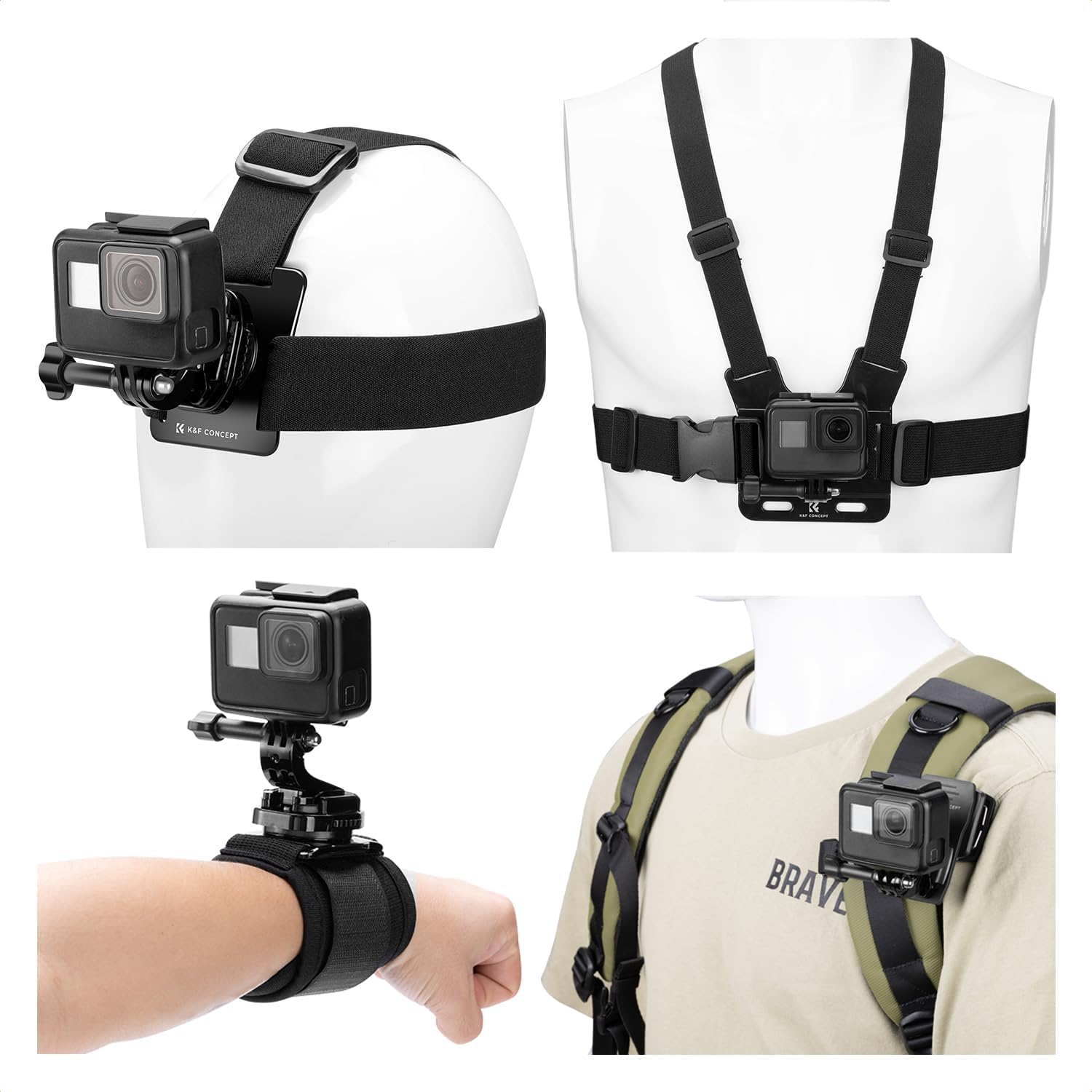 کیت لوازم گوپرو K&F Concept 4-in-1 GoPro Kit SKU2289