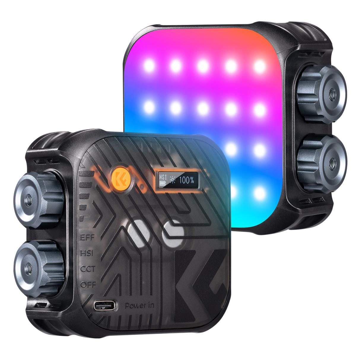 نور ثابت آر جی بی K&F Concept RGB Led Video Light KF34.036