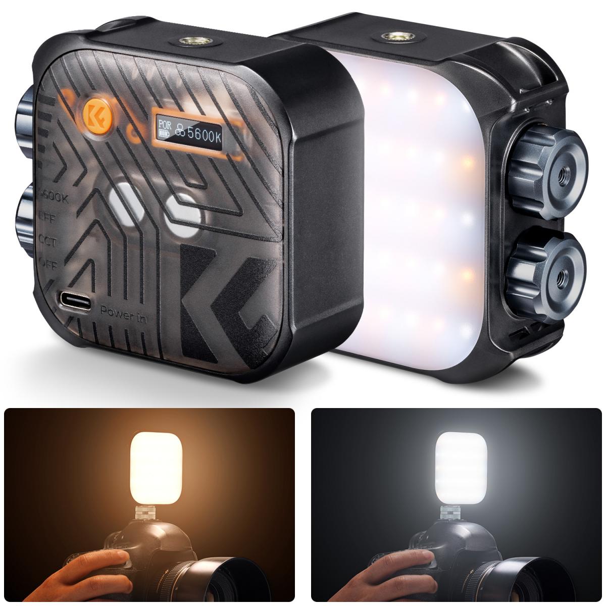 نور ثابت کی اند اف K&F Concept Bi-Color LED Video Light (Black) SKU:KF34.035