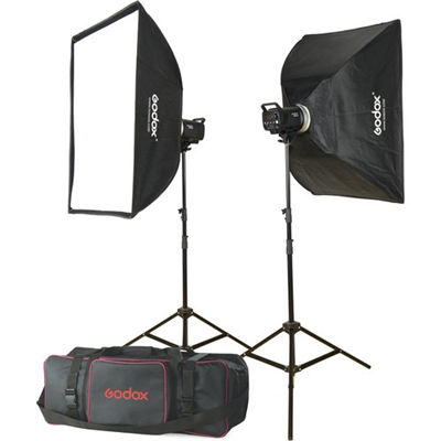 کیت فلاش 2 شاخه گودکس Godox MS200-F 2-Monolight Kit دست دوم
