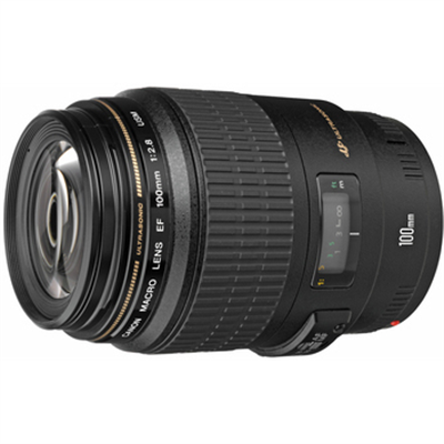 لنز دوربین Canon EF 100mm f/2.8 Macro USM دست دوم (NO BOX)