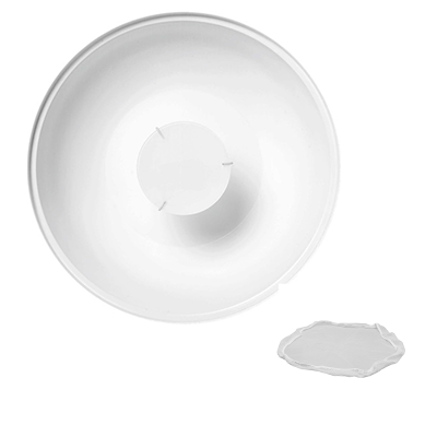 بیوتی دیش دست دوم پروفوتو Profoto White Softlight Beauty Dish به همراه پارچه دیفیوزر