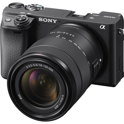 کیت دوربین عکاسی بدون آینه سونی Sony Alpha a6400 Mirrorless Digital Camera with 18-135mm Lens دست دوم
