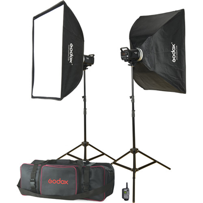 کیت فلاش 2 شاخه گودکس Godox MS300-F 2-Monolight Kit دست دوم