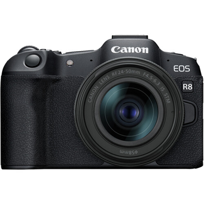 کیت دوربین بدون آینه کانن Canon EOS R8 with RF 24-50mm IS STM فقط تست شده