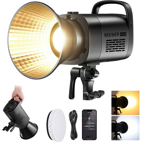 ویدئو لایت نیور Neewer CB120B Bi-Color LED Video Light